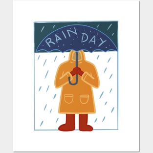 Rain day Posters and Art